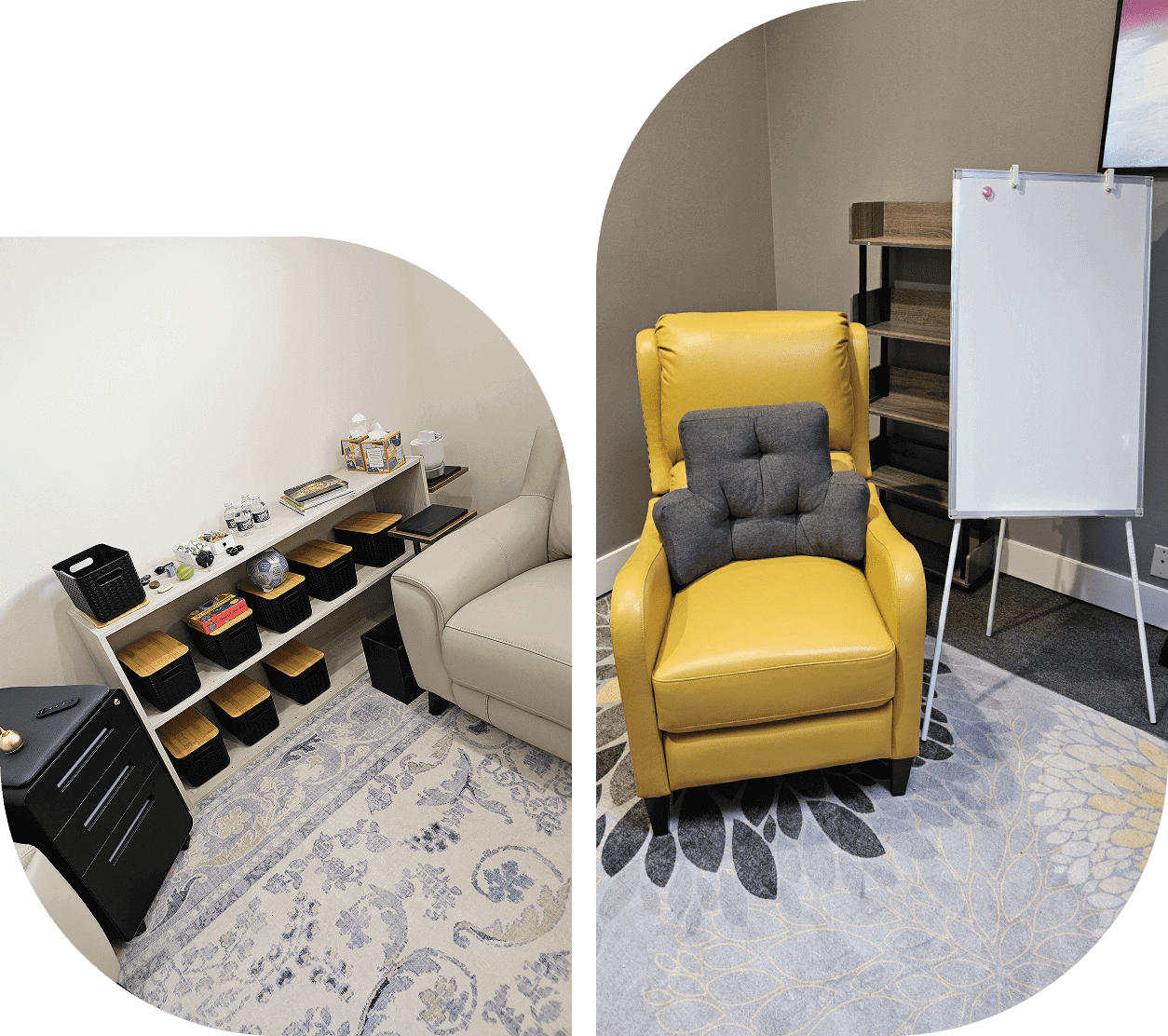 Relationship therapy and counseling room at Relationship Academy of Michigan